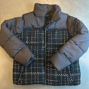 Bernardo Tweed Puffer Jacket